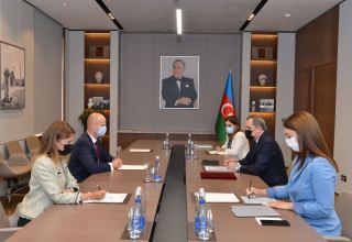 Джейхун Байрамов встретился с новым представителем ЮНИСЕФ в Азербайджане (ФОТО)