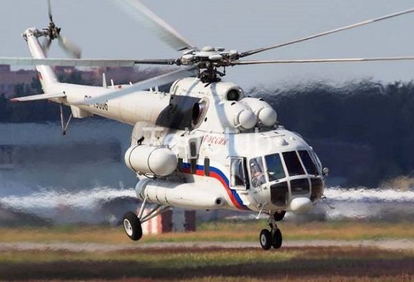 Восемь человек погибли после падения вертолета в России