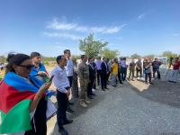 Reps of Azerbaijan's leading youth organizations visit liberated Aghdam (PHOTO)