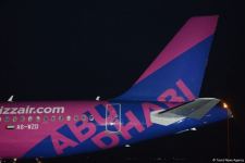“Wizz Air Abu Dabi” aviaşirkəti Bakıya ilk reysini yerinə yetirib (FOTO)