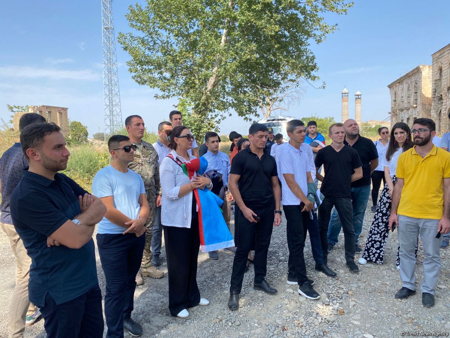 Reps of Azerbaijan's leading youth organizations visit liberated Aghdam (PHOTO)