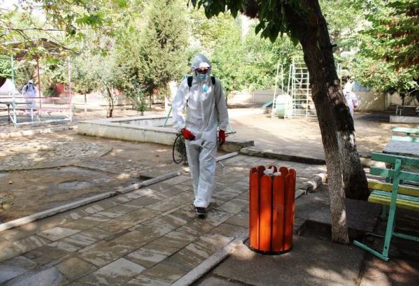 Yasamal rayonunda dezinfeksiya aparıldı (FOTO)