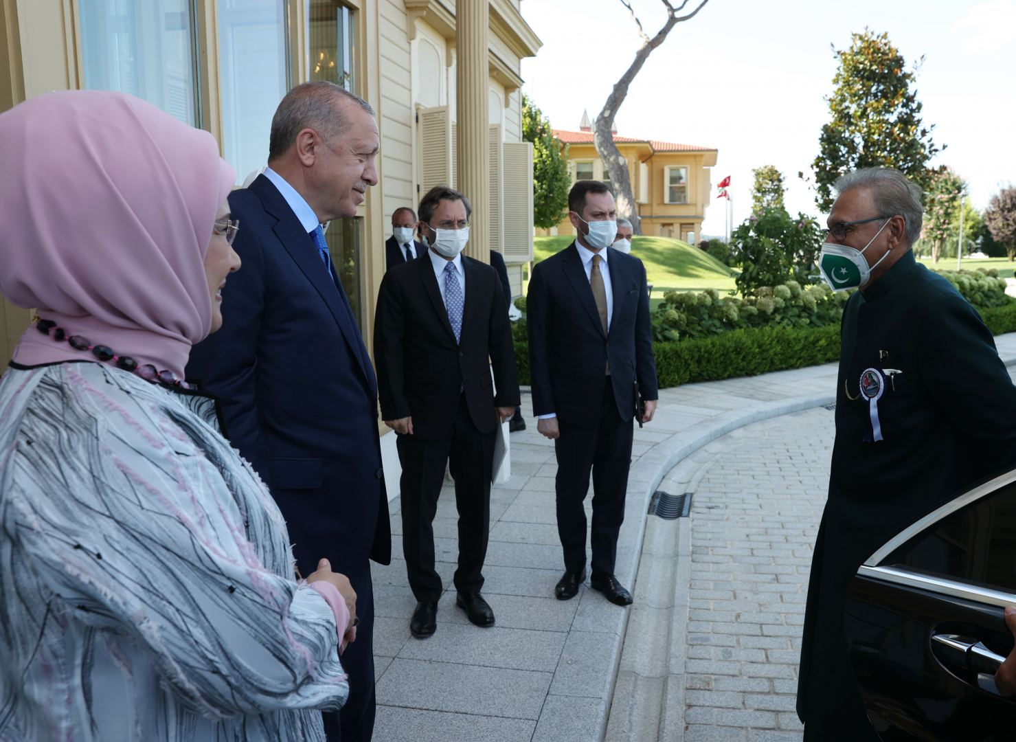 Cumhurbaşkanı Erdoğan Pakistan Cumhurbaşkanı Arif Alvi ile görüştü