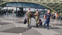 First team of Azerbaijani firefighters returns from Turkey (PHOTO)