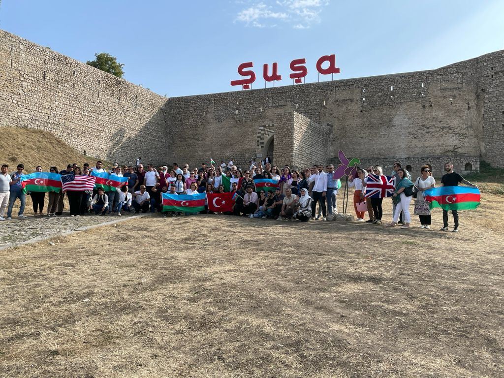 Representatives of Azerbaijani diaspora on visit to Shusha (PHOTO)