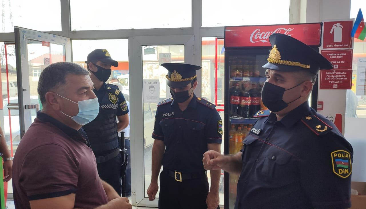 Polis Cəlilabadda "COVİD 19"a qarşı nəzarət tədbirlərini gücləndirdi (FOTO)