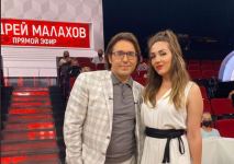 Азербайджанская певица в гостях у Андрея Малахова (ФОТО)