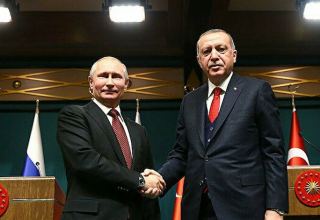 Путин поздравил Эрдогана с победой на президентских выборах