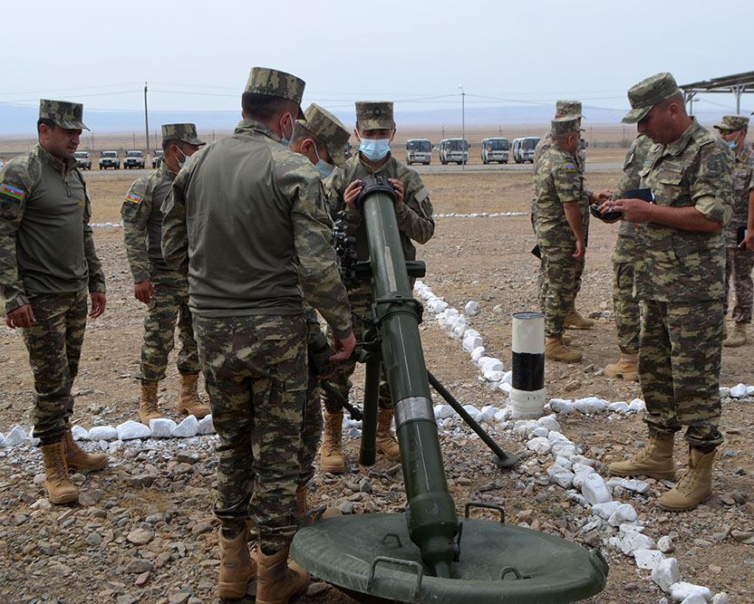 Artilleriyaçılarımızın “Artilleriya atəşinin ustaları” müsabiqəsinə hazırlıqları davam edir (FOTO)