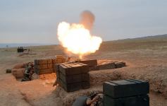 Artilleriyaçılarımızın “Artilleriya atəşinin ustaları” müsabiqəsinə hazırlıqları davam edir (FOTO)