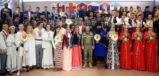 Azərbaycan hərbçiləri Moskvada "Mədəniyyət Ordusu" yaradıcılıq müsabiqəsində iştirak edir (FOTO)