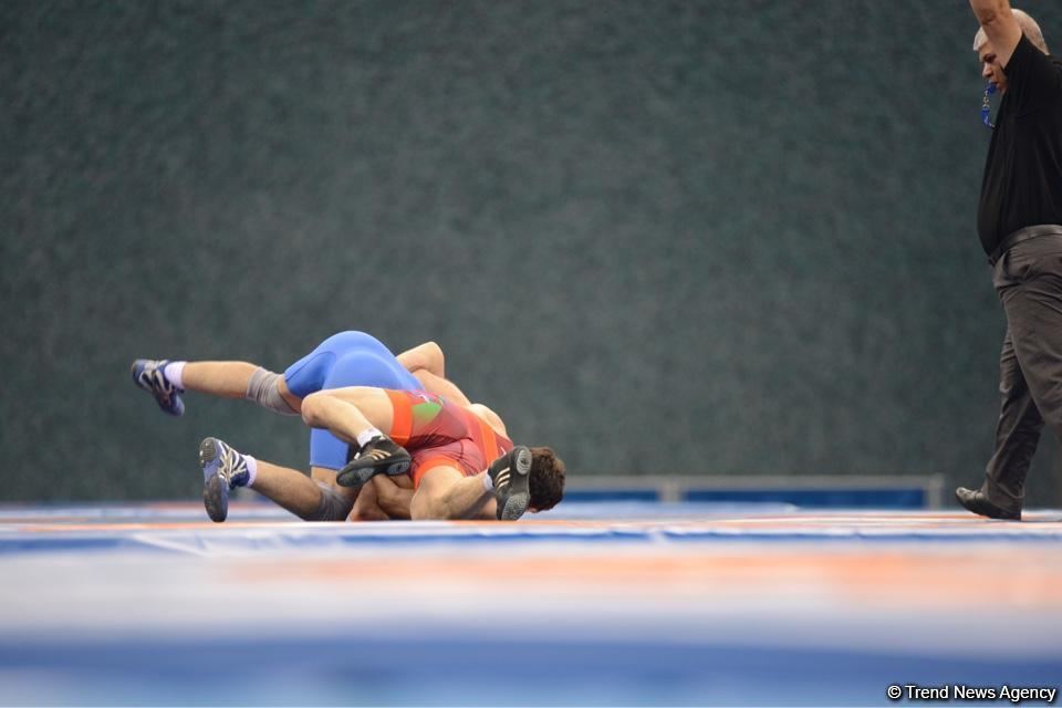 Two more Azerbaijani Greco-Roman wrestlers reach final of European Championship