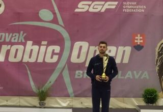 Gimnastımız Slovakiyada keçirilən yarışda gümüş medal qazanıb