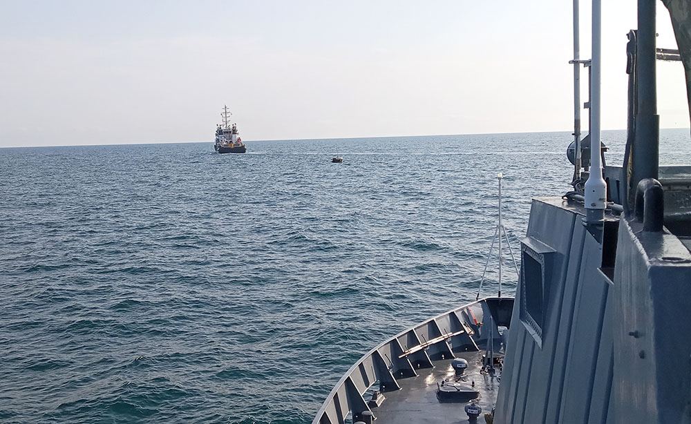 Azerbaijani military team inspects area of upcoming "Sea Cup" contest in Iran's Enzeli (PHOTO)