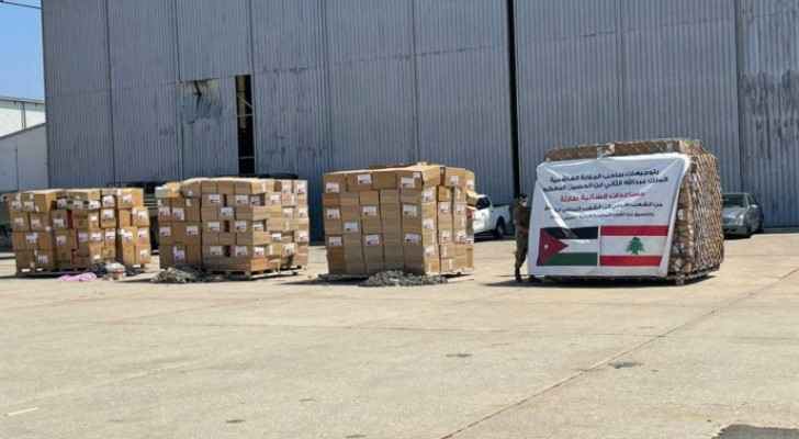 Lebanon receives 14 tons of medical equipment from Jordan