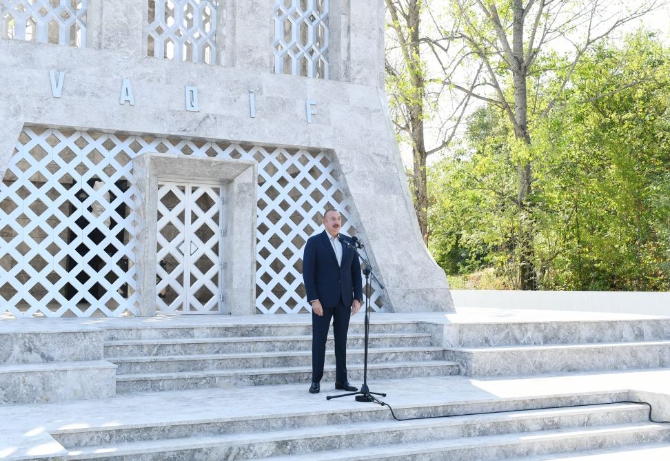 Renovation of Yukhari Govharagha Mosque nearing completion - President Aliyev