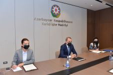 FM meets with director of British Council in Azerbaijan (PHOTO)