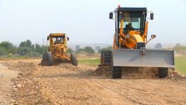 На западе Азербайджана начато строительство дороги, соединяющей 6 населенных пунктов (ФОТО)