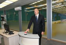 President Ilham Aliyev attends launches Azmonbat enterprise in Sumgayit Chemical Industrial Park (PHOTO)