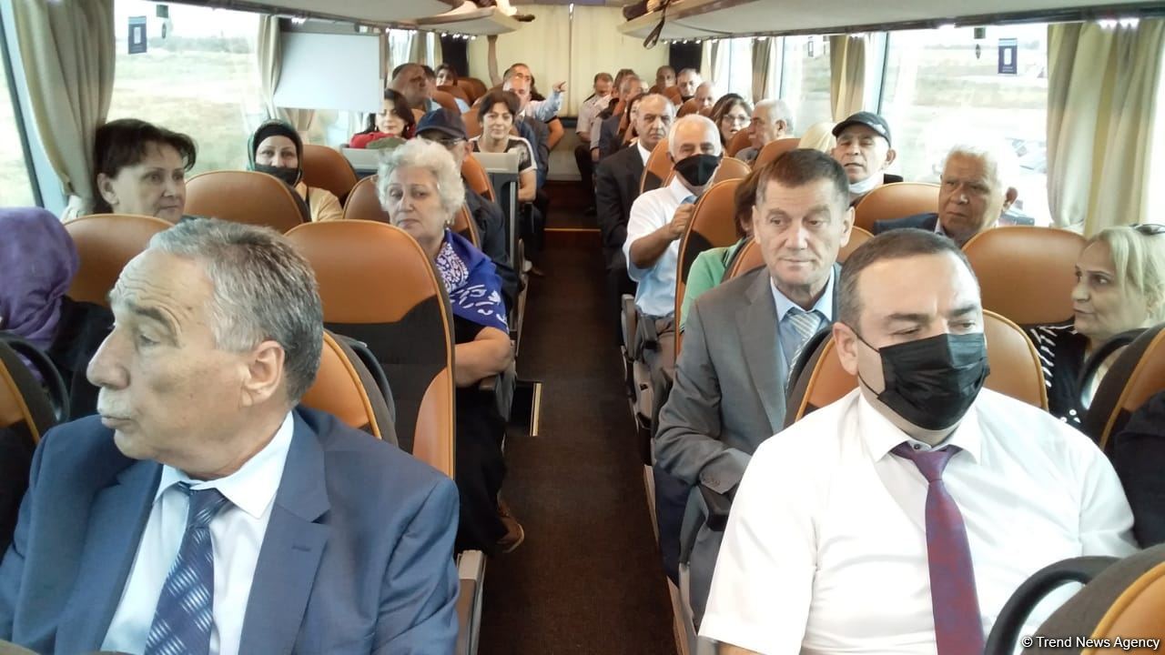 Bir qrup Ağdam sakini öz doğma şəhərinə səfər edib (FOTO)