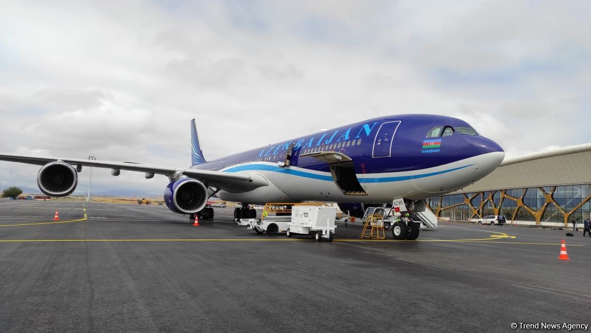 Историческое событие: В аэропорту Физули приземлился самолет AZAL «KARABAKH» (ФОТО/ВИДЕО)