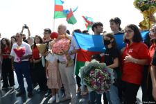 Another group of athletes back in Azerbaijan from Tokyo Paralympics (PHOTO/VIDEO)