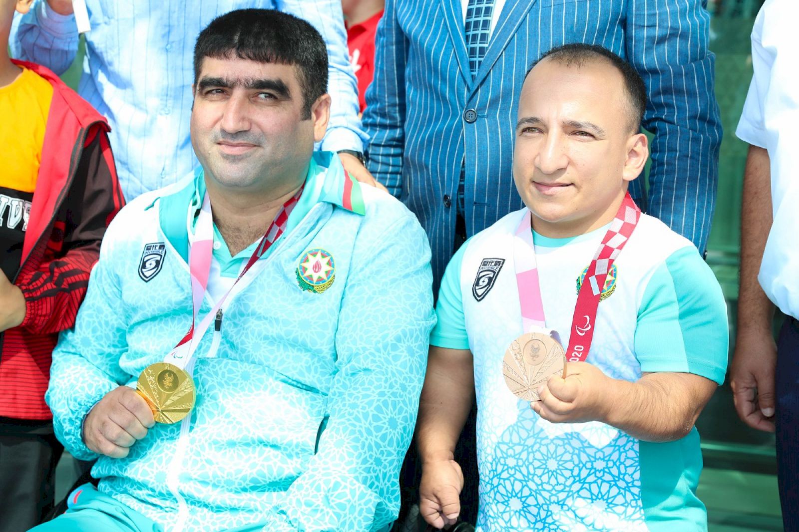 Paralimpiya Oyunlarında iştirak edən idmançılarımızdan sonuncu qrup Vətənə qayıdıb (FOTO)