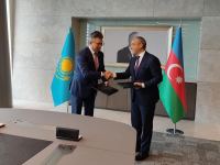 Kazakhstan, Azerbaijan ink inter-ministerial memorandum on trade co-op (PHOTO)