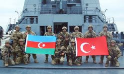 Azerbaijan, Turkey perform new tasks within joint naval training exercises (PHOTO/VIDEO)
