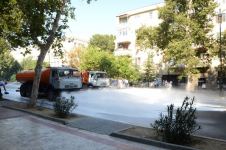 В Баку сегодня продезинфицировали 550 улиц (ФОТО)