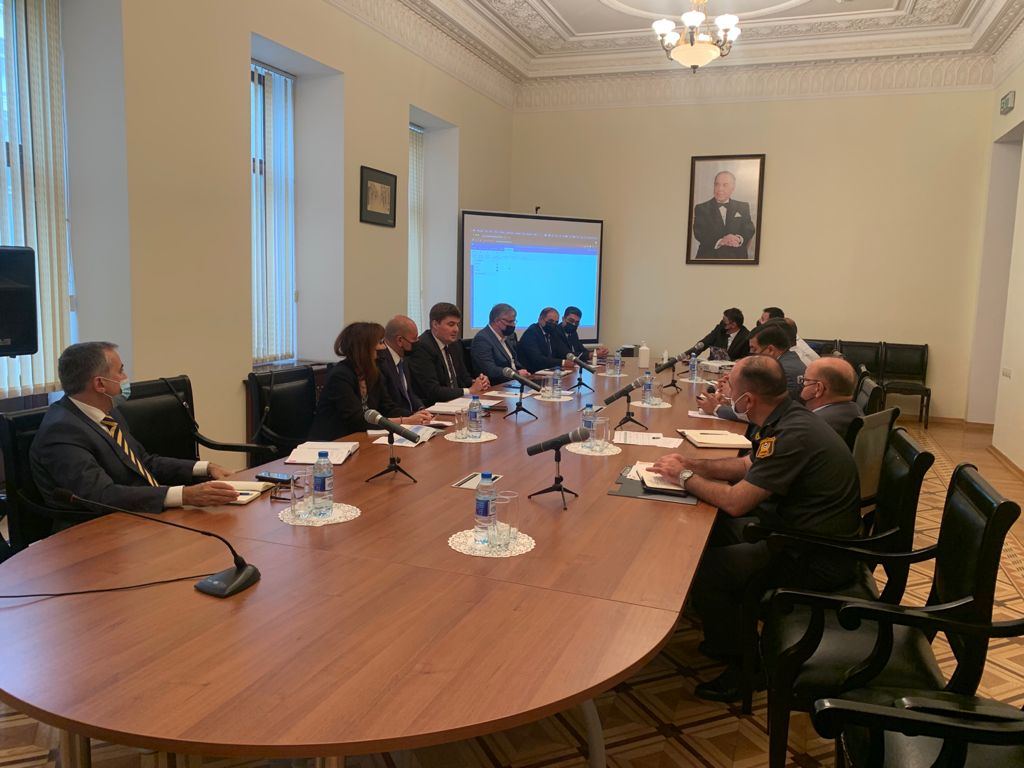 Состоялось заседание Рабочей группы по очистке от мин и неразорвавшихся боеприпасов освобожденных территорий Азербайджана (ФОТО)