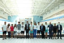 Министр молодежи и спорта Азербайджана встретился с членами национальной команды по плаванию (ФОТО)