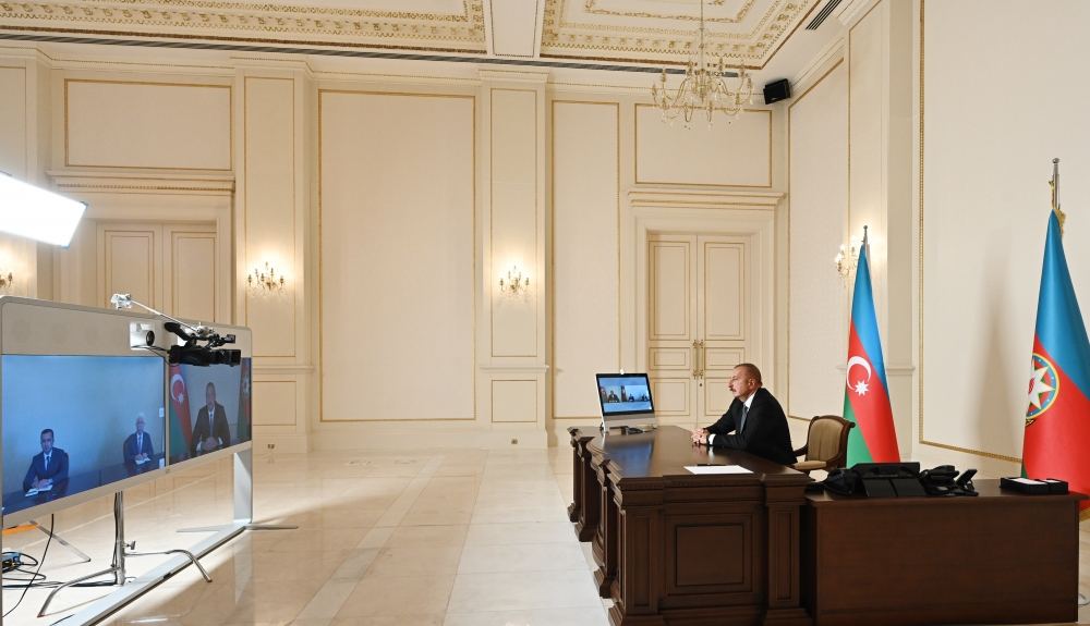 Президент Ильхам Алиев принял в видеоформате новоназначенных глав ИВ Шамкирского и Джалилабадского районов (ВИДЕО)