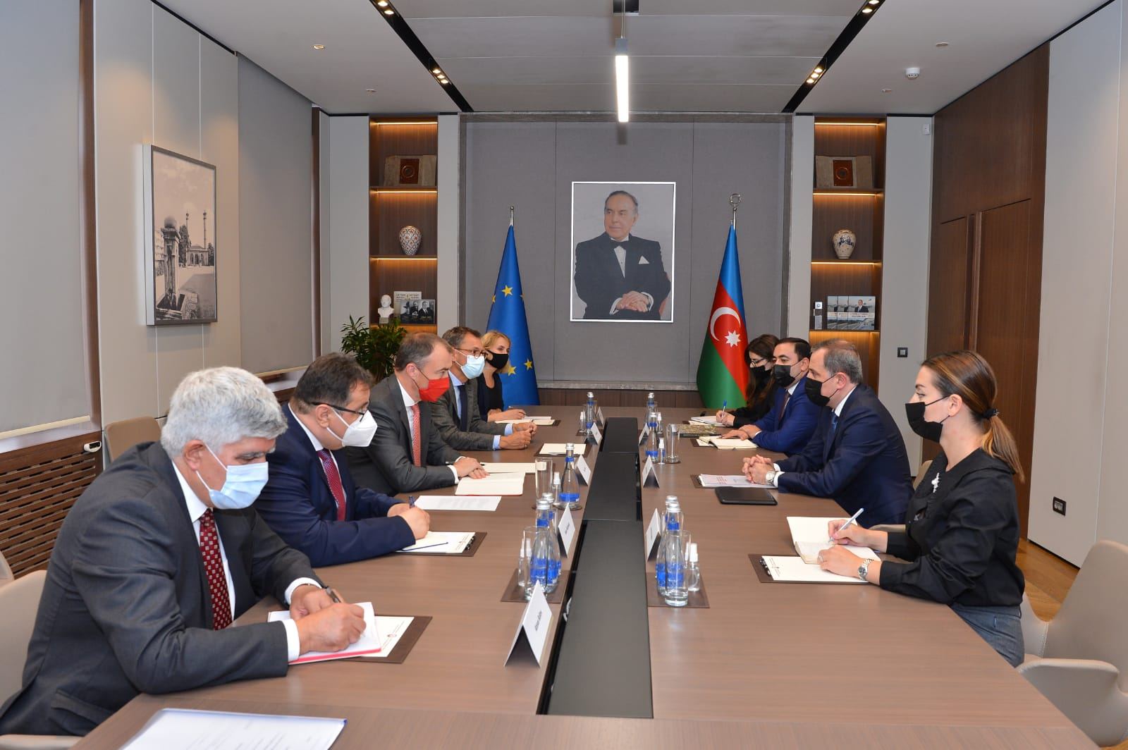 Azerbaijani Foreign Minister discusses situation in region with EU Special Representative for South Caucasus (PHOTO)