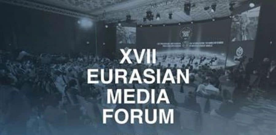 Qazaxıstanda XVII Avrasiya Media Forumu başlayıb (FOTO)