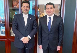 Состоялась вторая за неделю встреча помощника Президента Азербайджана и посла Ирана
