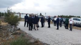 OIC Ombudsmen Association's delegations inspects monument "Maraga-150" in Tartar (PHOTO)