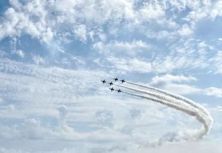 Истребитель ВВС Азербайджана выполнил первый полет на фестивале «Технофест-2021» (ФОТО)