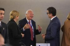 Şimali Makedoniya Prezidenti Nizami Gəncəvi Beynəlxalq Mərkəzinin üzvləri ilə görüşüb (FOTO)