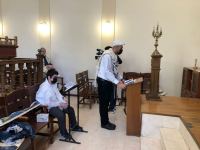 В синагоге европейских евреев в Баку почтили память шехидов Отечественной войны (ФОТО)