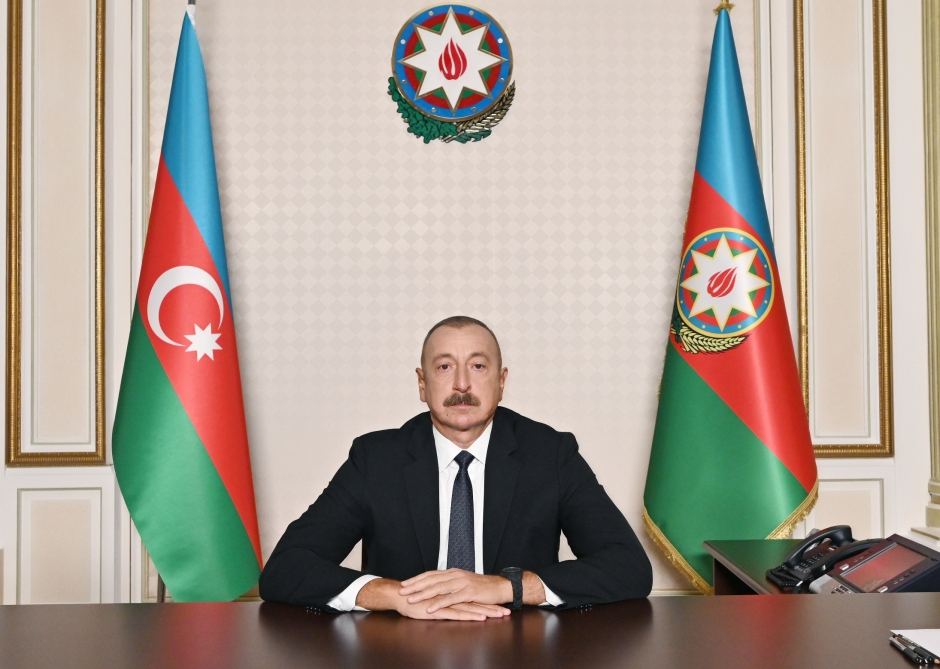 Президент Ильхам Алиев выступил с обращением к народу в связи с Днем памяти (ВИДЕО)
