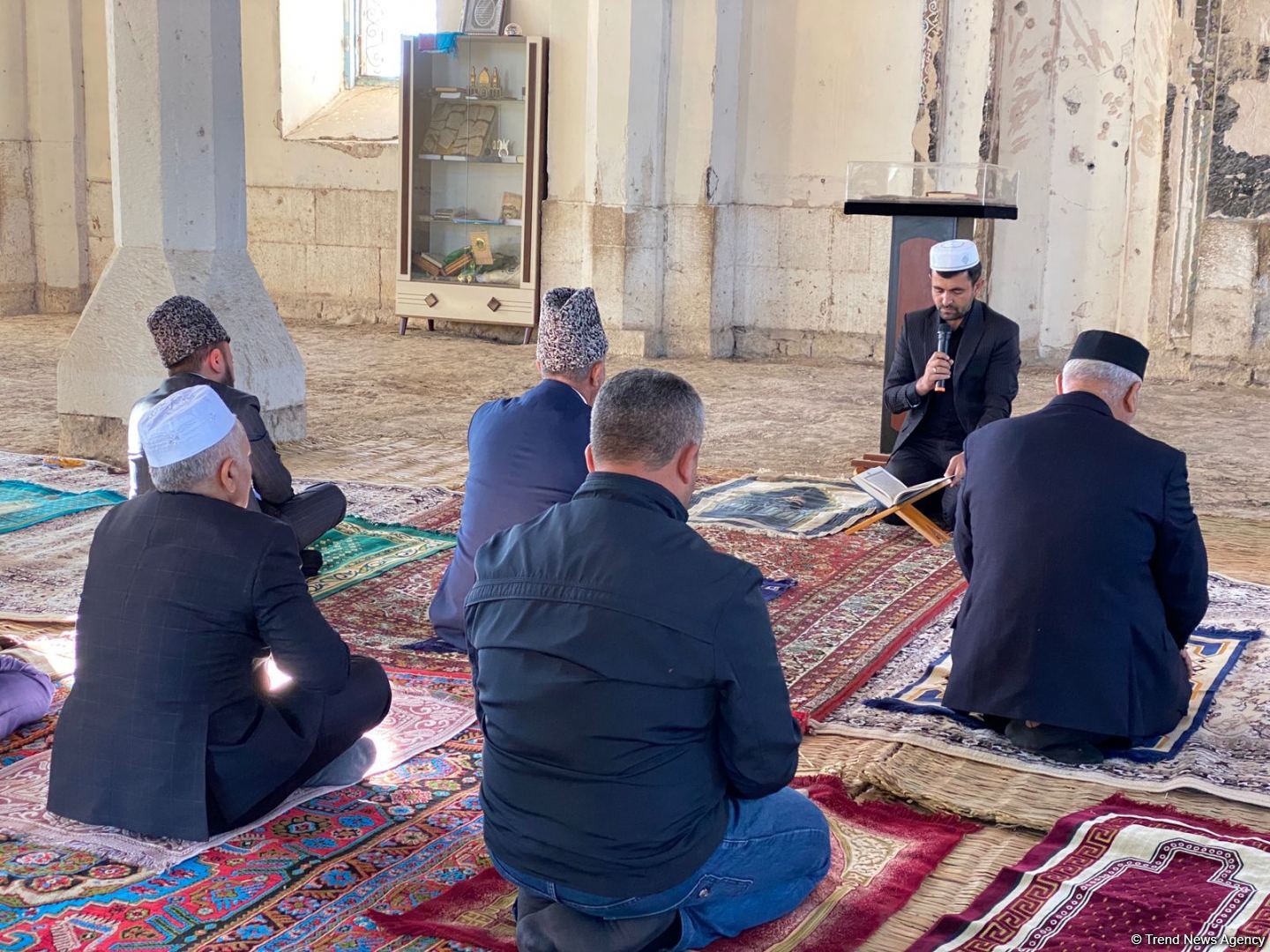 В Джума-мечети в Агдаме прошла церемония в память о шехидах (ФОТО/ВИДЕО)