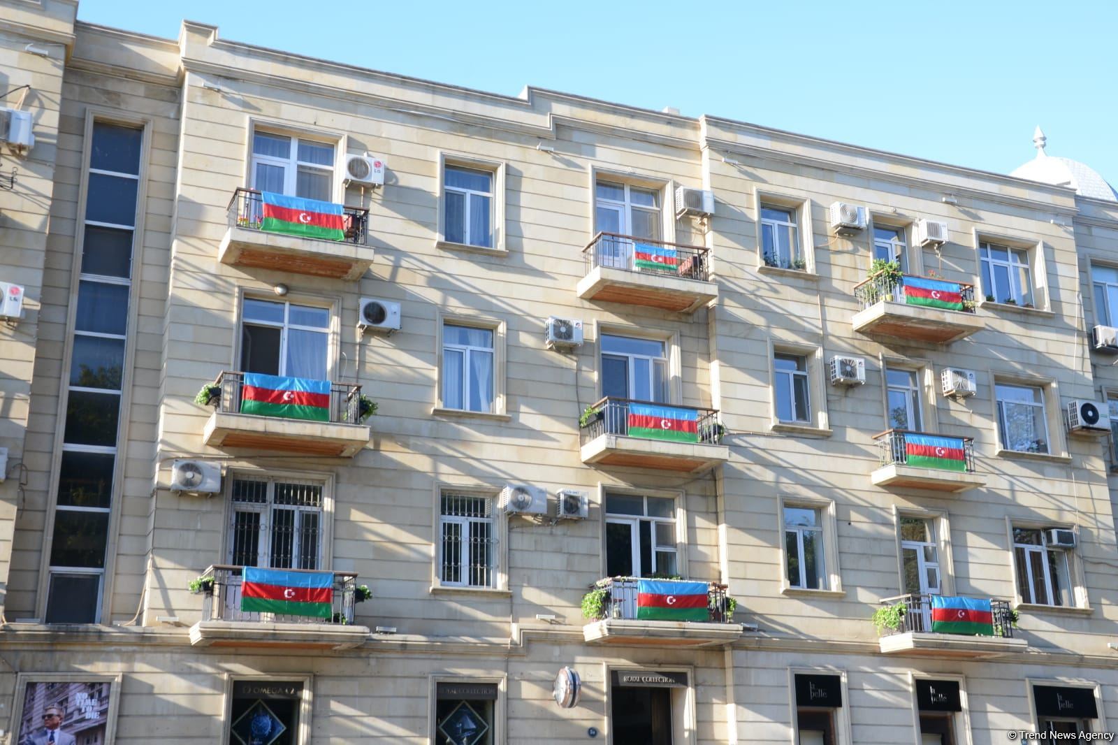 Streets of Baku decorated with Azerbaijani flags on Remembrance Day (PHOTO)