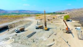 Azerbaijan continues road constructions in liberated lands at accelerated pace (PHOTO)