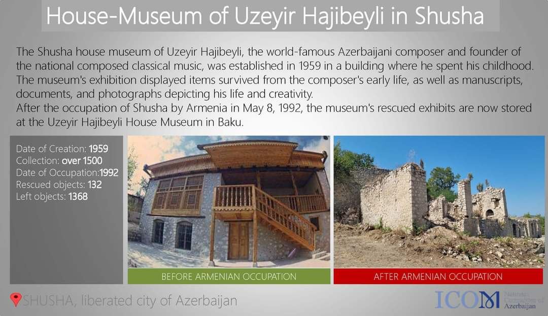 Уничтожение историко-культурных памятников и музеев во время войны на примере Карабаха (ФОТО)