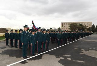 Mərdəkanda Dövlət Sərhəd Xidmətinin Xüsusi Məktəbinin yeni korpusunun açılışı olub (FOTO)