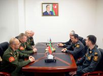 Azərbaycanla Belarus hərbi kadr hazırlığını müzakirə edib (FOTO)