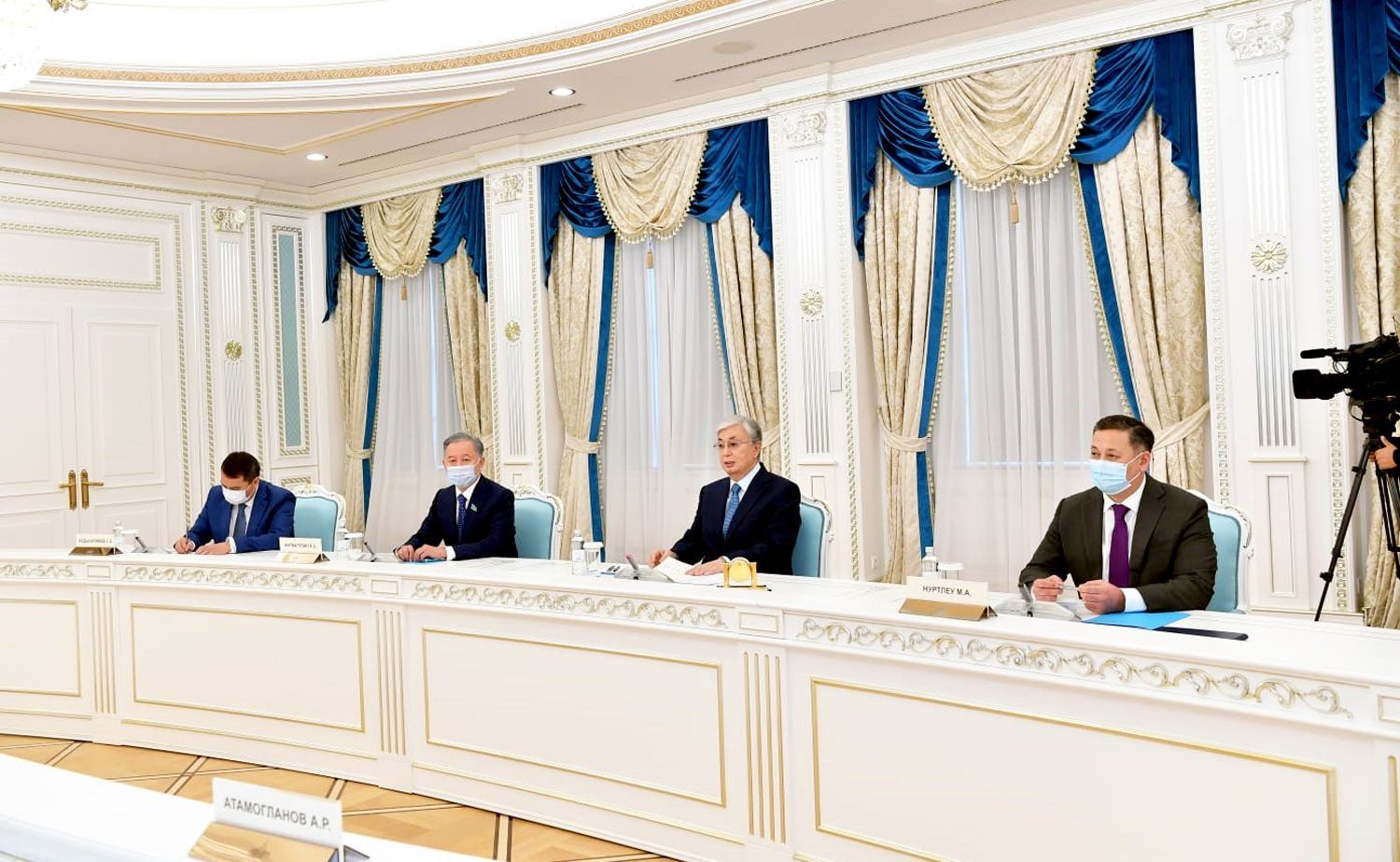 Milli Məclisin sədri Qazaxıstan Prezidenti ilə görüşüb (FOTO)