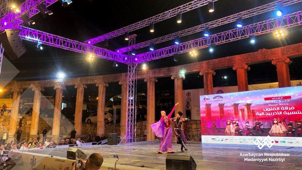 Азербайджанские танцы представлены в Иордании (ФОТО)