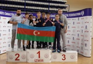 Азербайджанские гимнасты завоевали "золото" и "серебро" на соревнованиях в Турции (ФОТО)